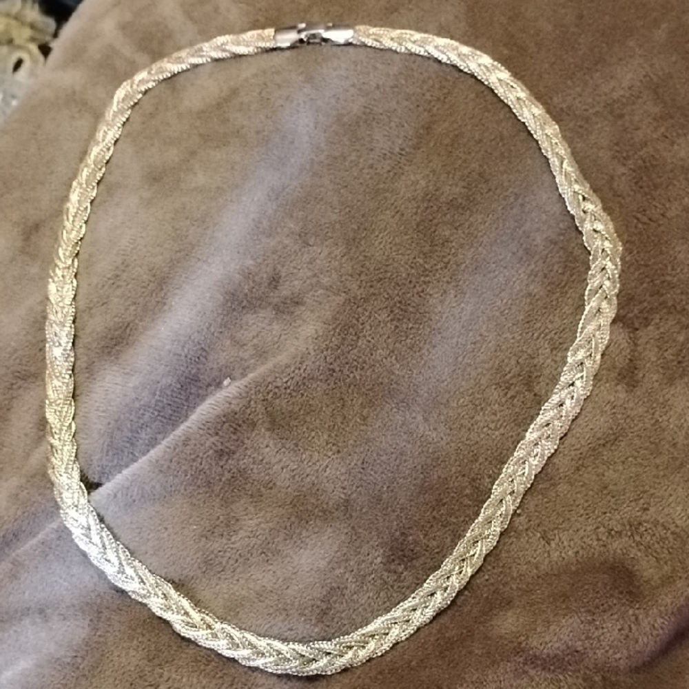Vintage Herringbone Necklace